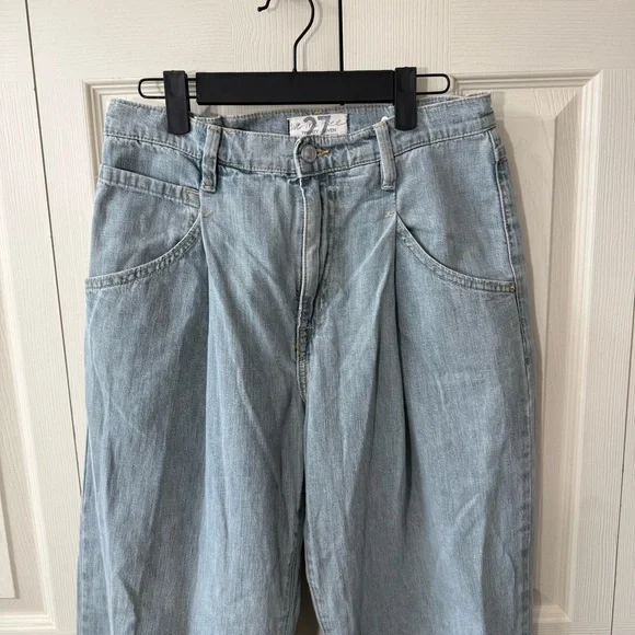 Free People We The Free Luca Super Slouch Wide Leg Trouser Jeans Women’s Size 27 - Picture 4 of 11